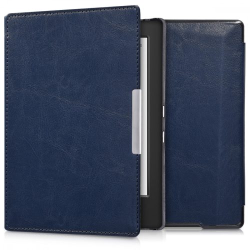 Капак за Kobo Aura H2O Edition 1, Еко кожа, Син, 24415.17