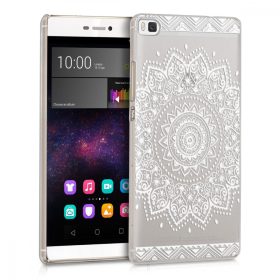   Капак за Huawei P8, Поликарбонат, Бял, 34409.03