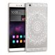 Капак за Huawei P8, Поликарбонат, Бял, 34409.03