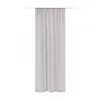 Завеса CottonLook с волан Jemidi, 140 x 245 cm, сива, полиестер, 55268.15