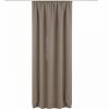 Завеса Jemidi с окачване, 140 x 245 cm, кафява, полиестер, 55276.24.01