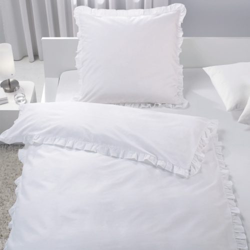 Спално бельо, калъфка за възглавница и възглавница Jemidi, 135 x 200 cm, Бяло, Памук, 55009.01