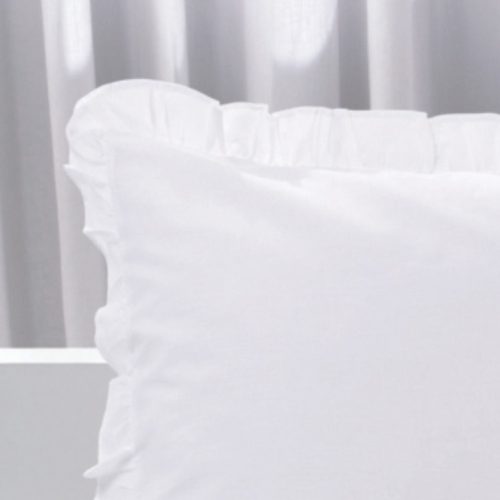 Спално бельо, калъфка за възглавница и възглавница Jemidi, 135 x 200 cm, Бяло, Памук, 55009.01