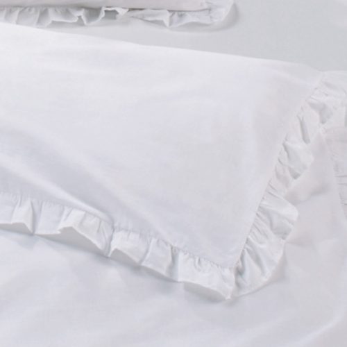 Спално бельо, калъфка за възглавница и възглавница Jemidi, 135 x 200 cm, Бяло, Памук, 55009.01