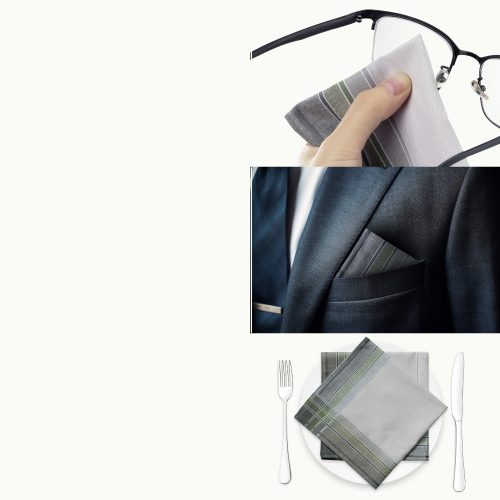 Комплект от 12 лигавници за корем Jemidi, 40 x 40 cm, многоцветни, памук, 55059.01