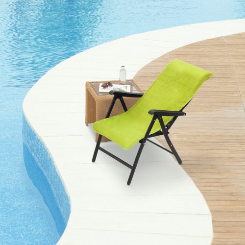 Покривало за стол Jemidi, 60 x 130 cm, зелено, органичен памук, 54895.07