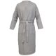 Халат за баня с вафлен пике за унисекс, 3XL, сив, органичен памук, 54916.22.33