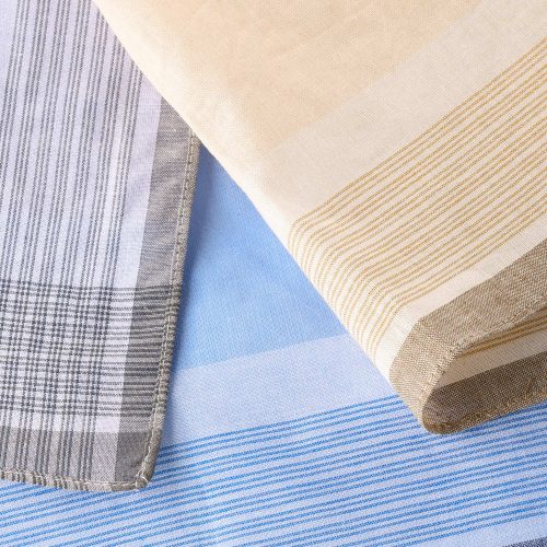 Комплект от 12 лигавници за корем Jemidi, 40 x 40 cm, многоцветни, памук, 55059.08