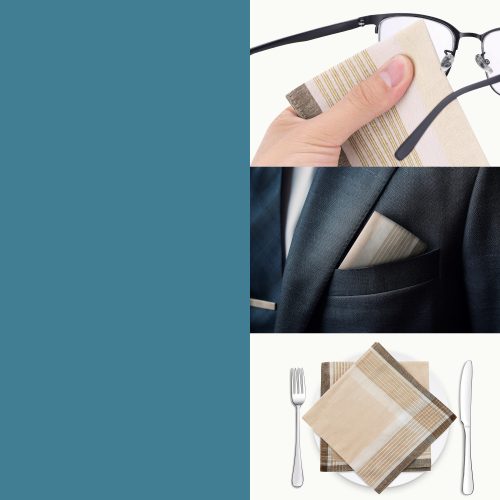 Комплект от 12 лигавници за корем Jemidi, 40 x 40 cm, многоцветни, памук, 55059.08