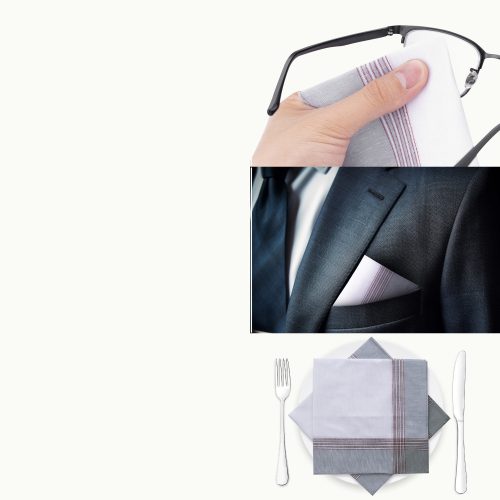 Комплект от 12 лигавници за корем Jemidi, 40 x 40 cm, многоцветни, памук, 55059.09