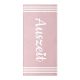 Плажна кърпа Homelevel, 90 x 180 cm, Pink / White, Cotton / Polyester, 54897.05