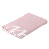 Плажна кърпа Homelevel, 90 x 180 cm, Pink / White, Cotton / Polyester, 54897.05