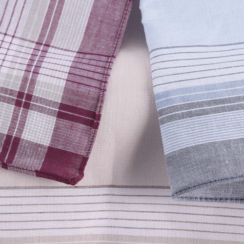 Комплект от 12 лигавници за корем Jemidi, 40 x 40 cm, многоцветни, памук, 55059.11