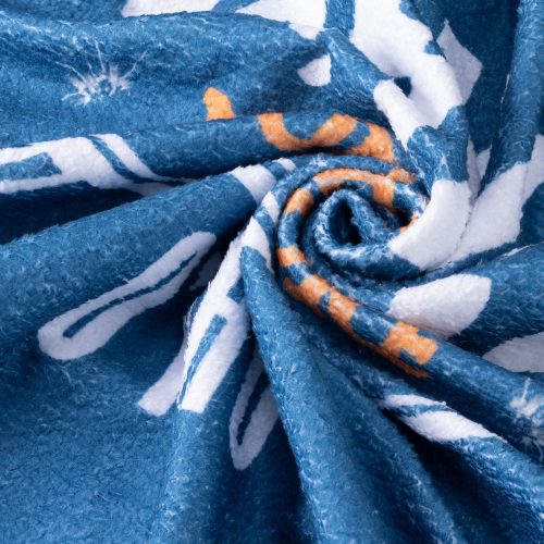 Детско пончо за баня Homelevel, 8-11 години, Многоцветен, Органичен памук, 54931.04.03