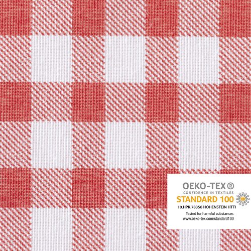 Комплект Jemidi покривка за маса и 2 покривала за пейки, 70 x 240 cm, червен, полиестер/памук, 55321.09.02