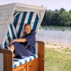 Детско пончо за баня Homelevel, 10-13 години, сиво, органичен памук, 54880.19.43