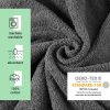 Детско пончо за баня Homelevel, 10-13 години, сиво, органичен памук, 54880.19.43