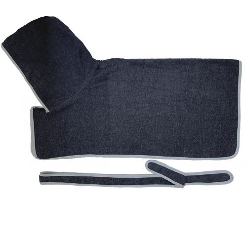 Homelevel Халат за кучета, XS, син, памук, 54844.73.32