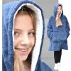 Детски суитшърт Sherpa Jemidi, XL, син, полиестер, 55412.04