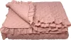 Ватирана покривка за легло Homelevel, 200 x 220 cm, розова, полиестер, 54993.21