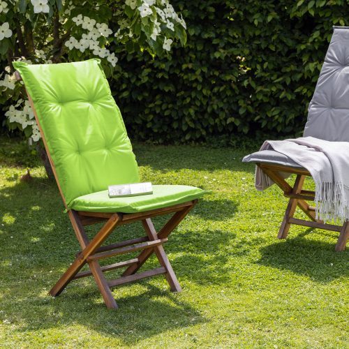 Възглавница за стол с висока облегалка Jemidi, 120 x 50 cm, зелена, полиестер, 55522.07