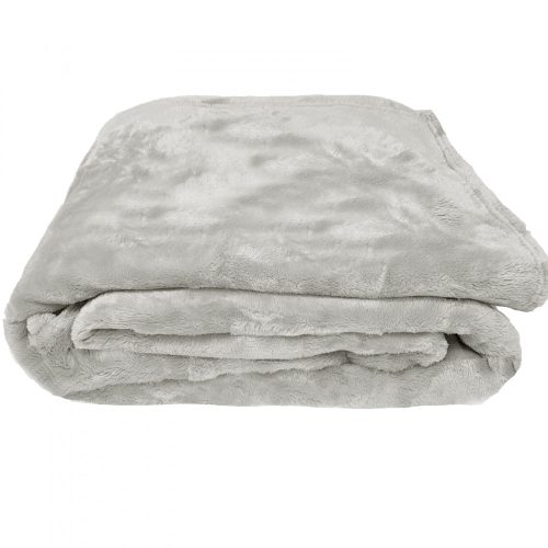 Покривало за легло от микрофибър Jemidi, 220 x 180 cm, сиво, полиестер, 55181.03.25
