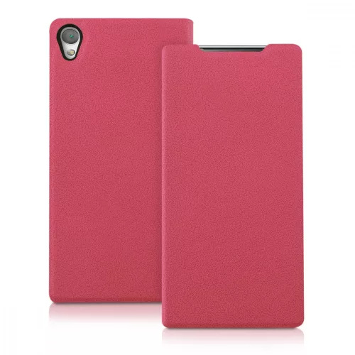 Калъф за Sony Xperia Z5 Premium, Екологична кожа, Розов, 35010.08