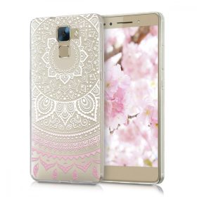   Кейс за Huawei Honor 7, Силиконов, Розов, 35164.01