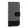Калъф за Apple iPhone 5 / iPhone 5s / iPhone SE, текстилен, сив, 35222.22