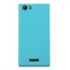 Калъф за Wiko Ridge Fab, Екологична кожа, Син, 32189.23
