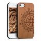 Калъф за Apple iPhone 5 / iPhone 5s / iPhone SE, дърво, кафяв, 38451.24