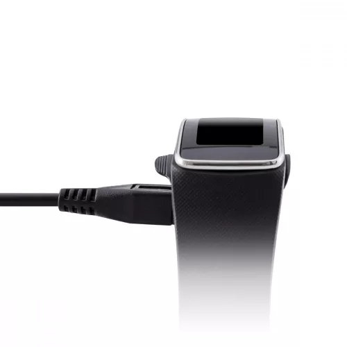 USB кабел за зареждане за Samsung Gear fit R350, черен, 38719.01