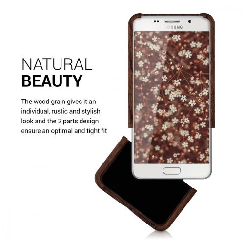 Кейс за Samsung Galaxy A5 (2016), дърво, кафяв, 37936.03