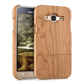   Кейс за Samsung Galaxy J3 (2016), дърво, кафяв, 38160.24