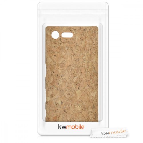 Калъф за Sony Xperia X Compact, Корк, Кафяв, 39646.24