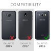 Калъф за Samsung Galaxy J5 (2016), еко кожа, черен, 39806.01