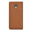 Капак за ZTE Blade V7, Екологична кожа, Кафяв, 38684.83