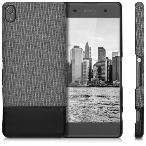 Калъф за Sony Xperia XA, Текстилен, Сив, 40421.22