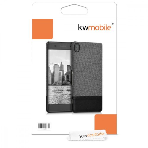 Калъф за Sony Xperia XA, Текстилен, Сив, 40421.22