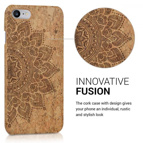 Калъф за Apple iPhone 8 / iPhone 7 / iPhone SE 2, корк, кафяв, 40521.02