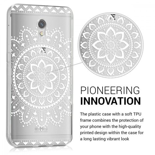 Кейс за ZTE Blade V7, Силиконов, Бял, 38685.06