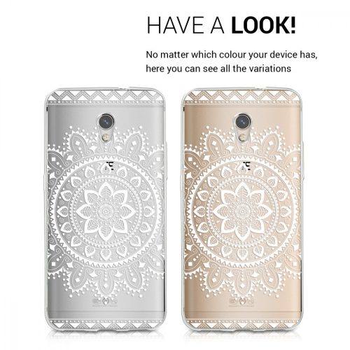 Кейс за ZTE Blade V7, Силиконов, Бял, 38685.06