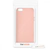 Калъф за Apple iPhone 5 / iPhone 5s / iPhone SE, силикон, розово злато, 40816.31