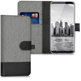   Кейс за Samsung Galaxy S8, Текстилен, Сив, 40984.22