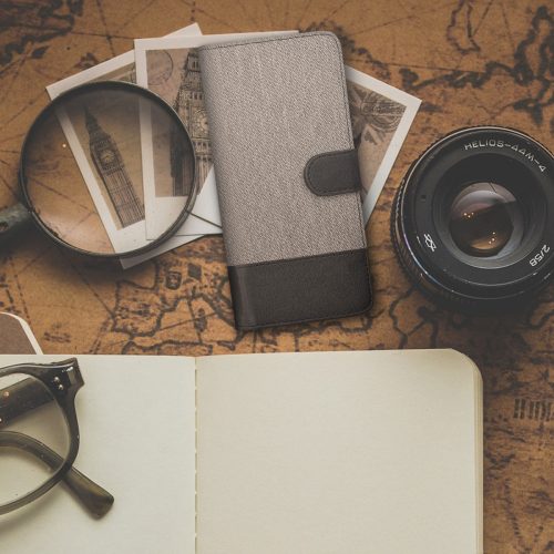 Кейс за Samsung Galaxy S8, Текстилен, Сив, 40984.22