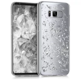   Кейс за Samsung Galaxy S8, силиконов, сребрист, 40980.35