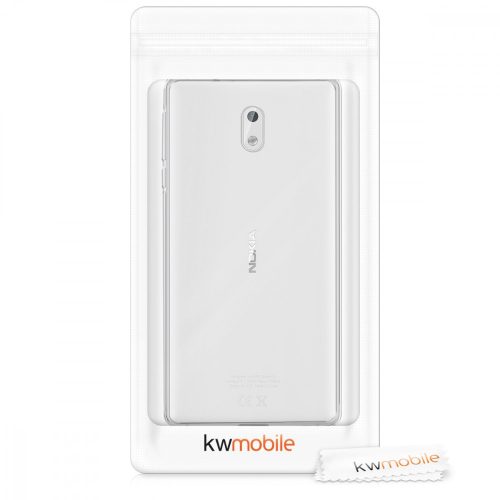 Капак за Nokia 3, Силиконов, Прозрачен, 41106.03