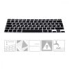 Капак за клавиатура за Apple MacBook Air 13''/MacBook Pro Retina 13''-15'' (до средата на 2016), Kwmobile, черен, силикон, 41431.01