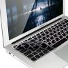 Капак за клавиатура за Apple MacBook Air 13''/MacBook Pro Retina 13''-15'' (до средата на 2016), Kwmobile, черен, силикон, 41431.01