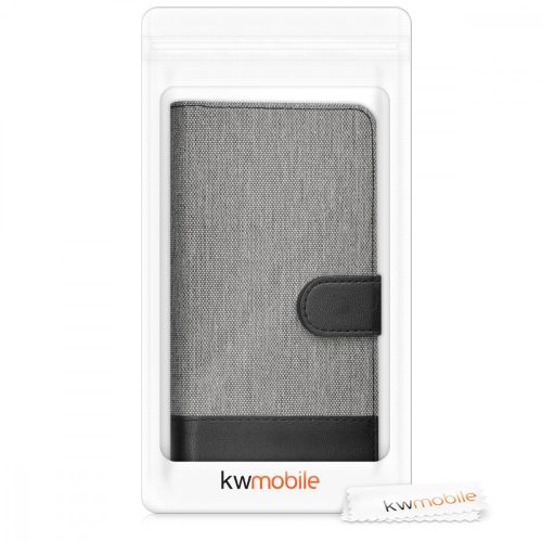 Капак за Wileyfox Swift 2, текстилен, сив, 41644.01